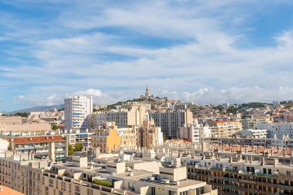 Vue Mer Plage Catalans Vieux Port Clim - 2 Chambres Marseille Exterior photo
